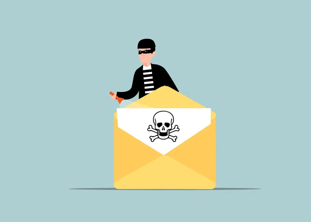 E-mail, Phishing, Betrug. Anti-Malware ist wichtig.